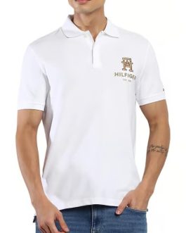 TOMMY HILFIGER White Polo T-shirt