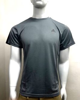 ADIDAS Aeroready Grey Crew-Neck T-shirt