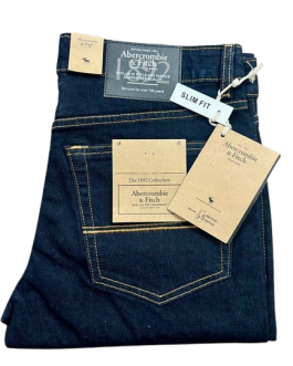 Abercrombie & Fitch Slim Fit Dark Blue Jeans