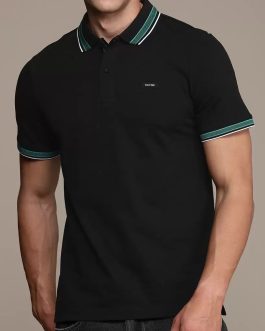 CALVIN KLEIN Sustainable Tipped Collar