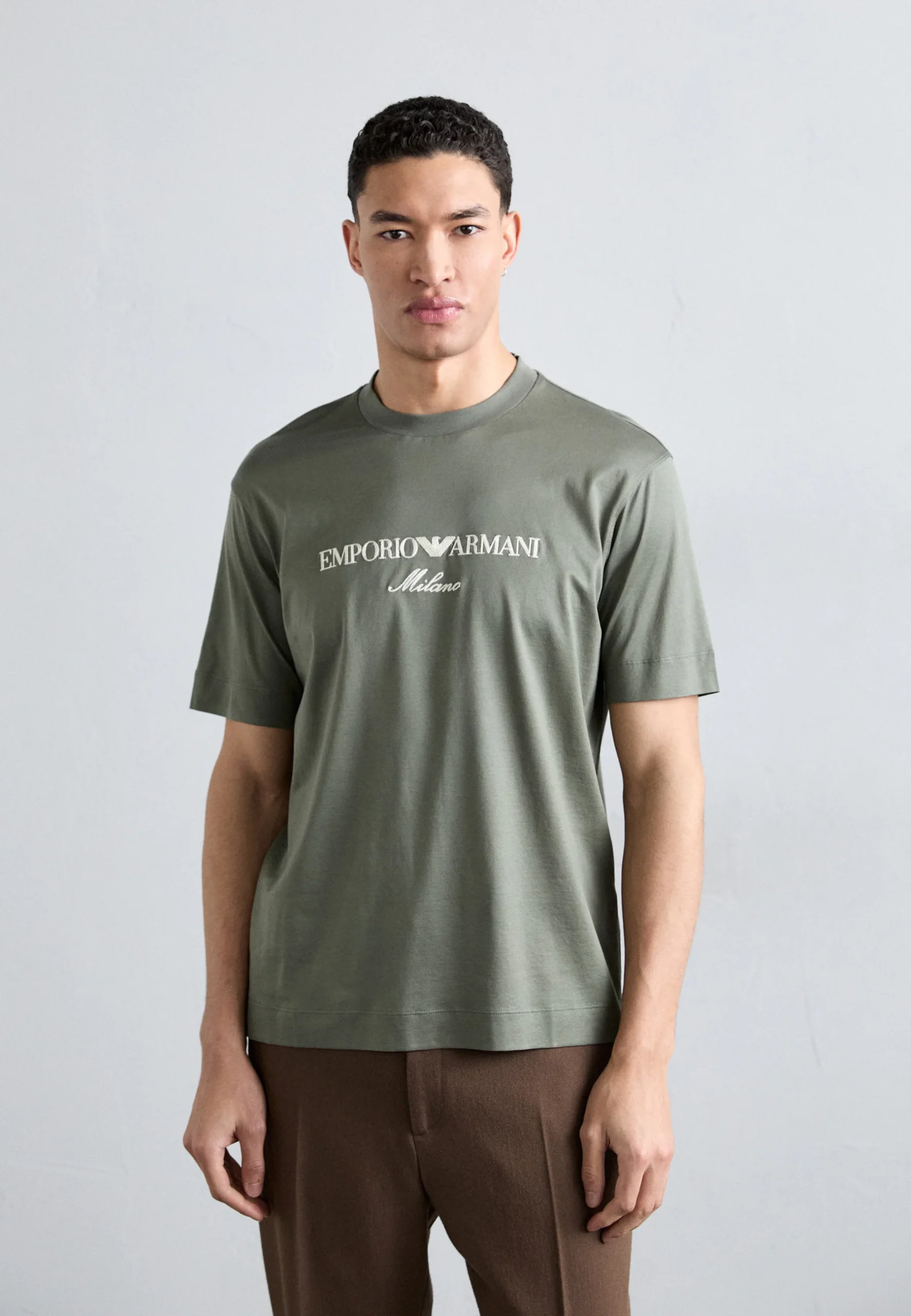 Emporio Armani JERSEY-LYOCELL BLEND WITH ASV LOGO EMBROIDERY - Image 11