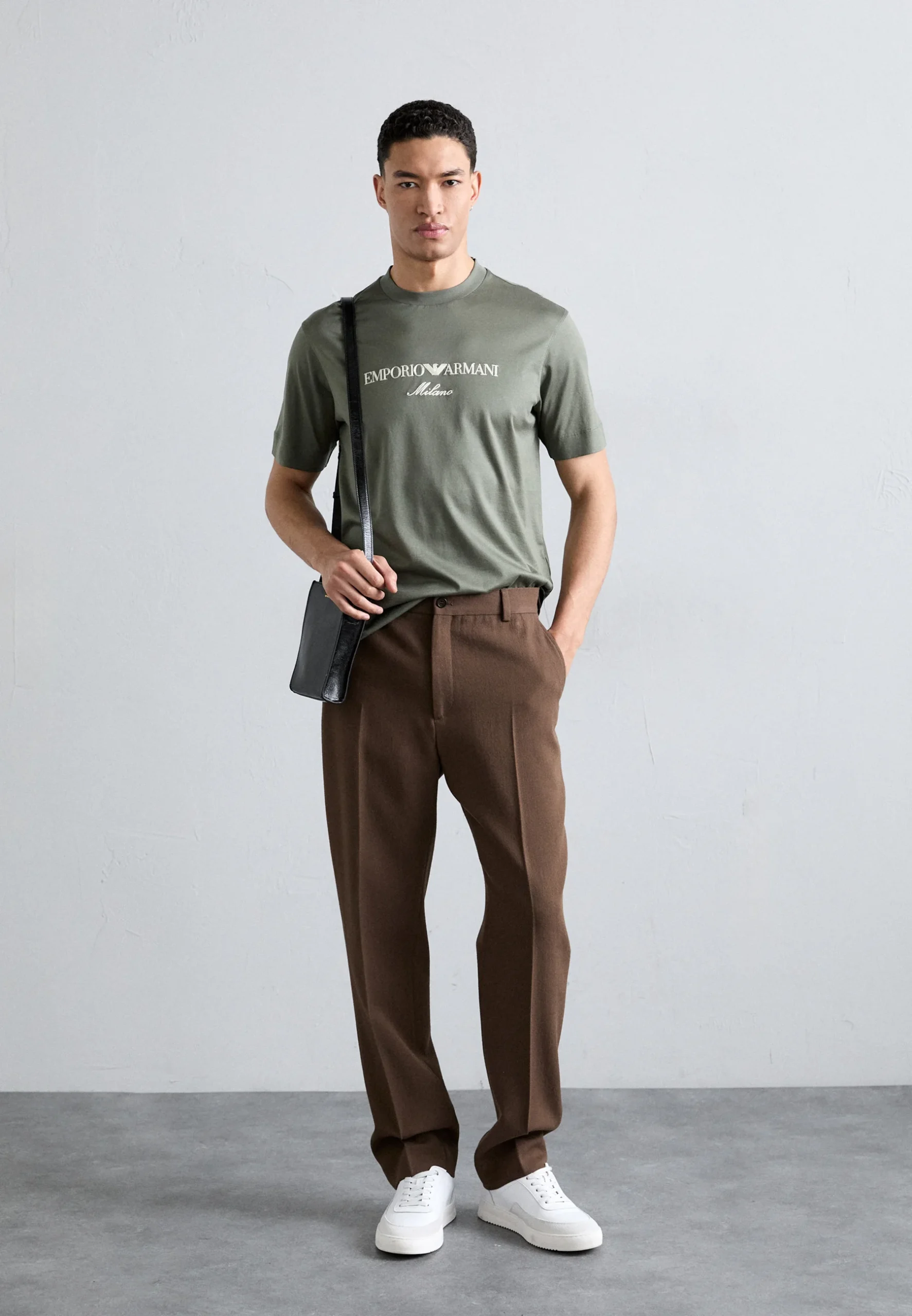 Emporio Armani JERSEY-LYOCELL BLEND WITH ASV LOGO EMBROIDERY - Image 10