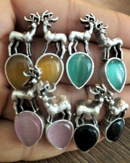 Mystic Deer Drops Earring