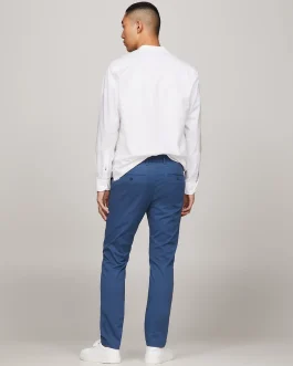Tommy Hilfiger Men’s Straight Fit Denton Chinos (Ink Blue)