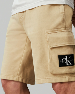 Calvin Klein Jeans JOGGER – Tracksuit bottoms (Pale Khak)