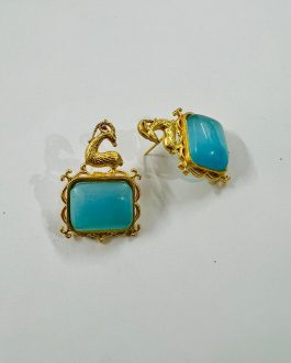 Azure Griffin Earring