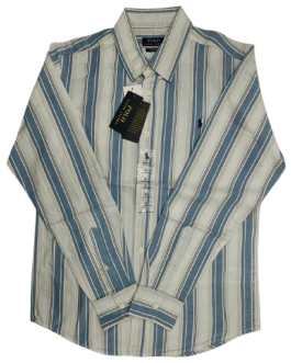 Polo Ralph Lauren Blue/White striped long-sleeve shirt
