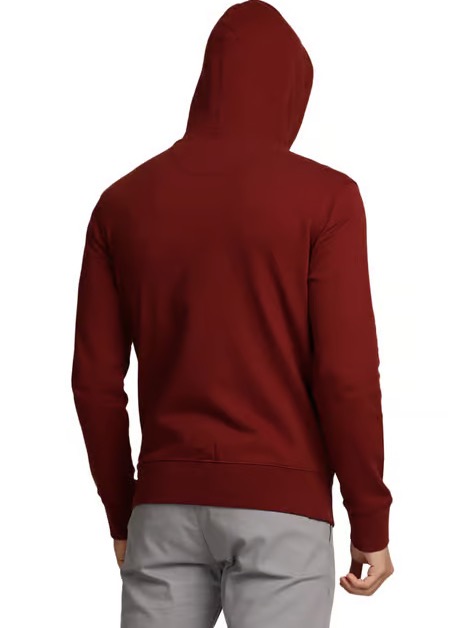 Levi's Port Red Cotton Regular-fit Logo -printed Hooded-sweatshirt - Image 5