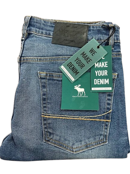 Abercrombie & Fitch Slim Fit Blue Jeans