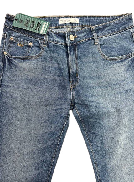 Abercrombie & Fitch Slim Fit Blue Jeans - Image 2