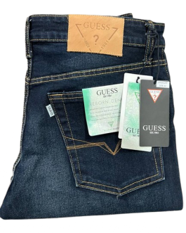 Guess Straight Fit Low Waist Dark Blue Jeans