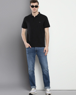 Calvin Klein Men Polo T-shirt with collar branding