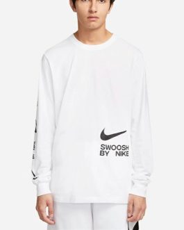 NSW Big Swoosh Long Sleeve Tee (White)