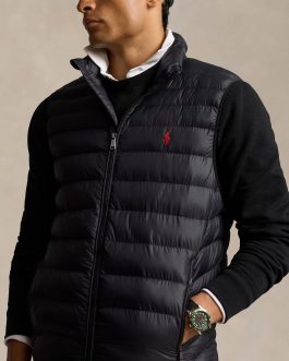 Polo Ralph Lauren The Colden Packable Gilet Black Jacket