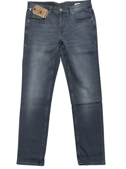 U.S.Polo Assn. Slim Tapered Brandon Grey Jeans - Image 2