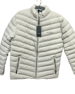 ARMANI EXCHANGE Unisex Quilted Regular Fit Grey Jacket