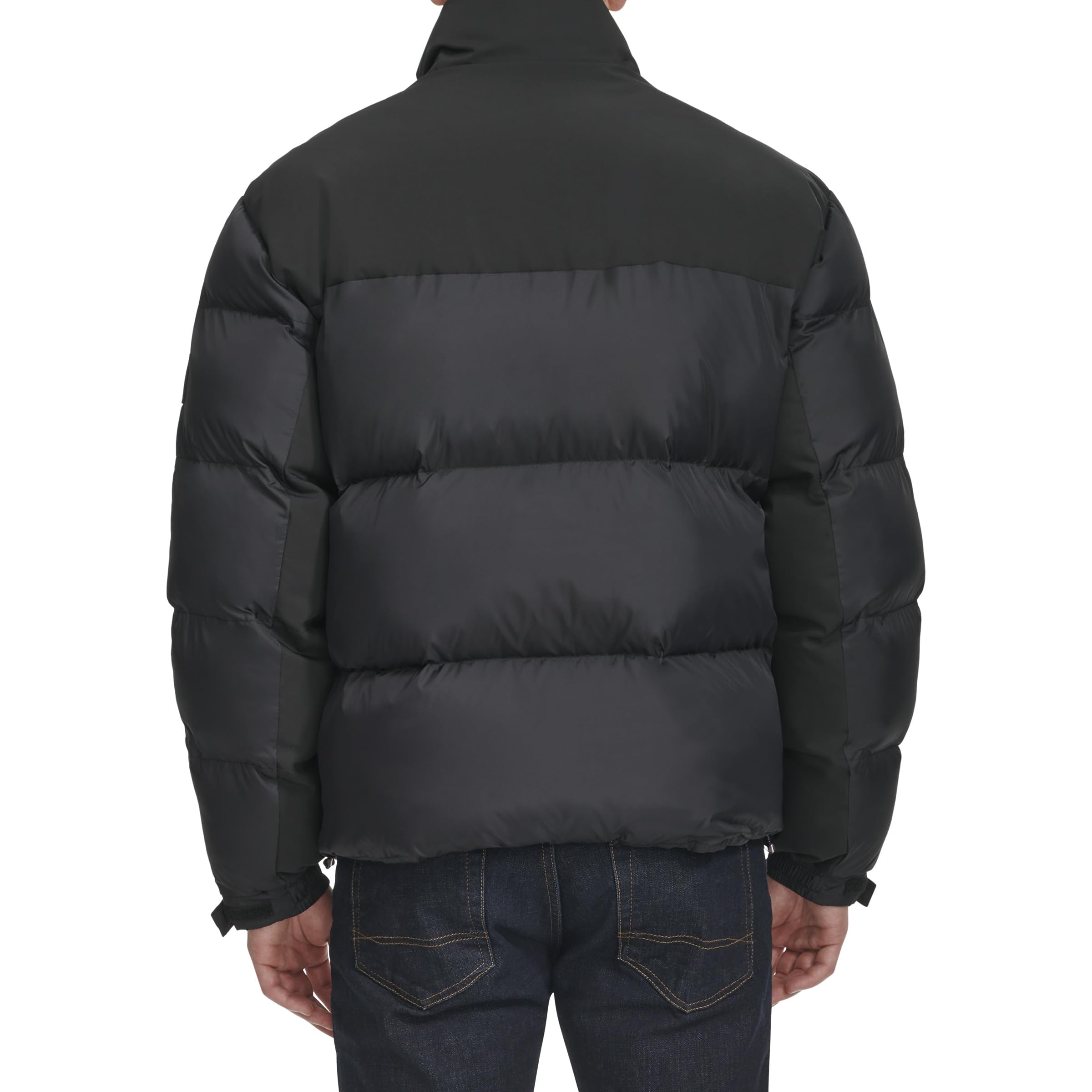 Tommy Hilfiger mens Mixed-media Puffer Jacket - Image 5