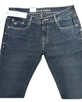 AMERICAN EAGLE OUTFITTERS Dark Blue Slim Straight Fit Jeans