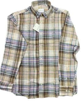 Gant Regular Untucked Fit Linen Madras Shirts